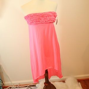 NWT ingear neon pink swim coverup Sz M
